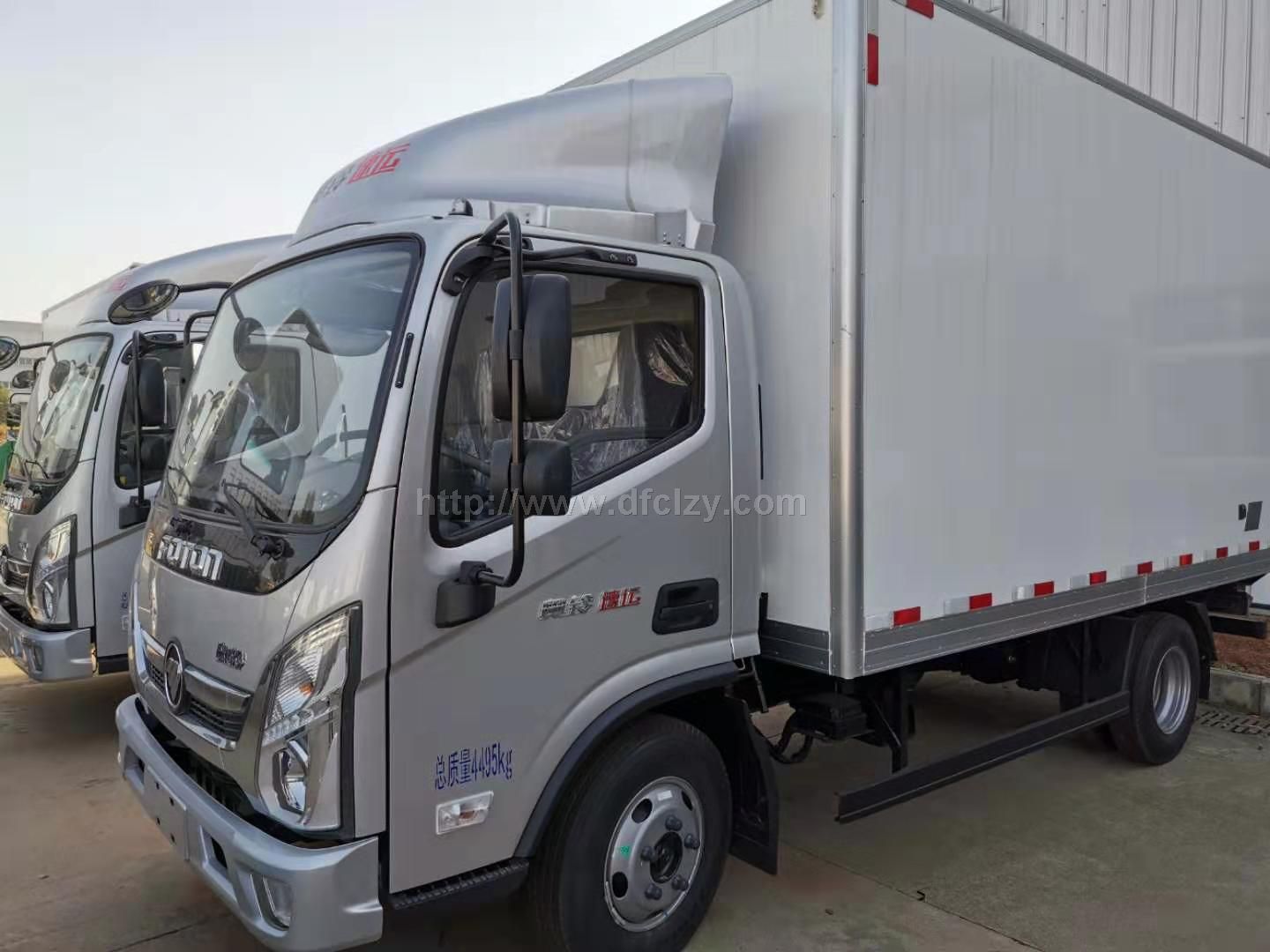 福田奧鈴捷運(yùn)國(guó)六藍(lán)牌冷藏車圖片