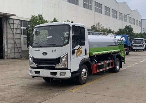 重汽豪曼藍(lán)牌國(guó)六多功能抑塵車(chē)霧炮車(chē)圖片