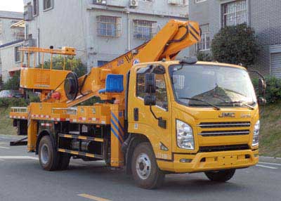 江鈴凱銳26米伸縮式國六高空作業(yè)車圖片