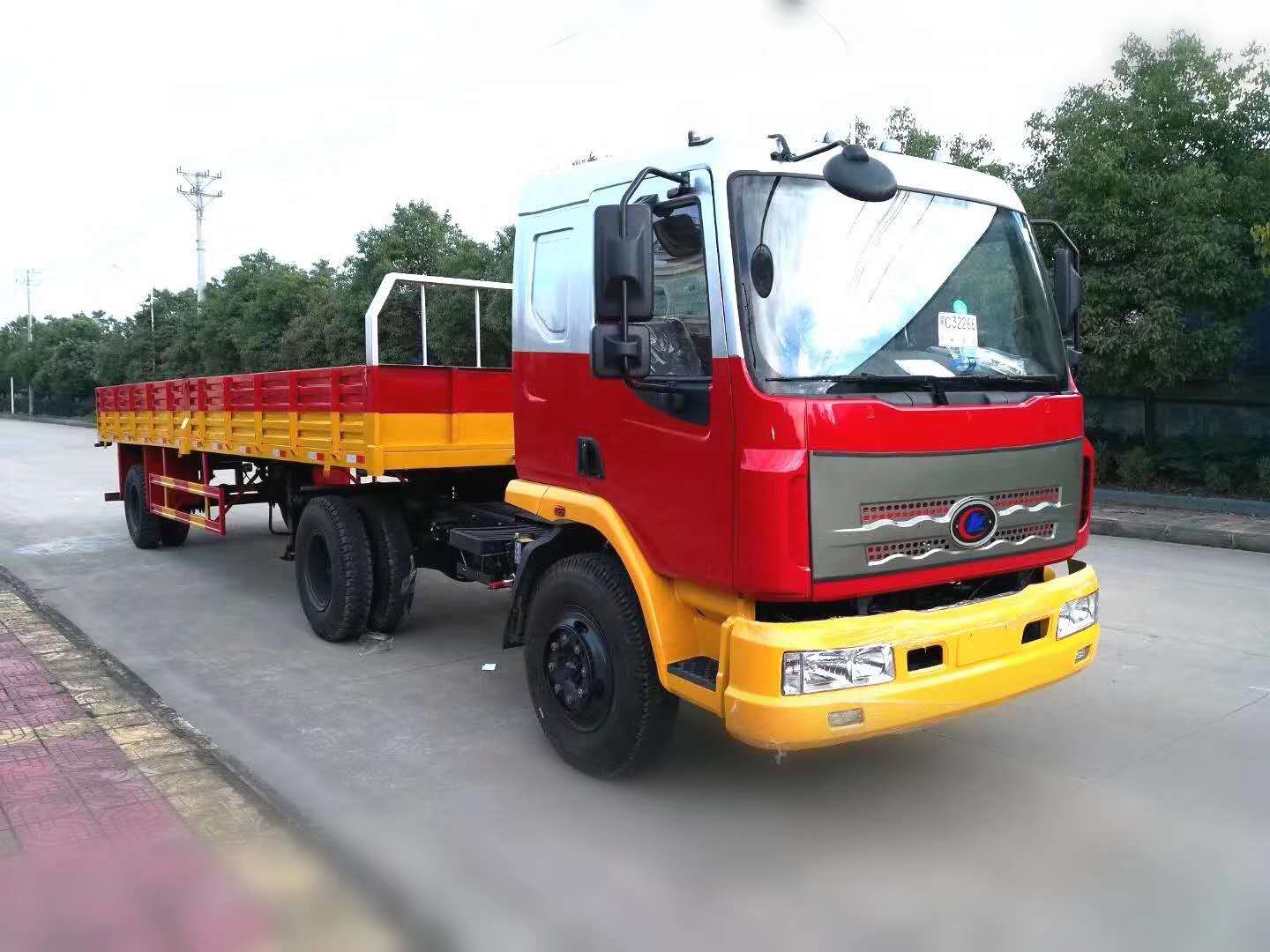 程力M609平頭半掛牽引教練車圖片